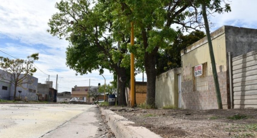 La pavimentaci&oacute;n de barrio Parque alcanz&oacute; el 98% de avance.
