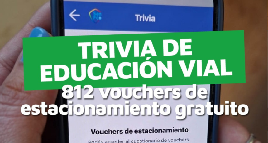 A un mes de su lanzamiento, la trivia de educaci&oacute;n vial ya gener&oacute; 812 vouchers de estacionamiento gratuito.
