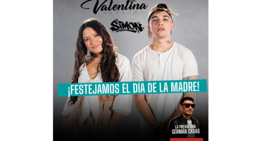 Valentina M&aacute;rquez y Sim&oacute;n se presentar&aacute;n en San Francisco para celebrar el D&iacute;a de la Madre.