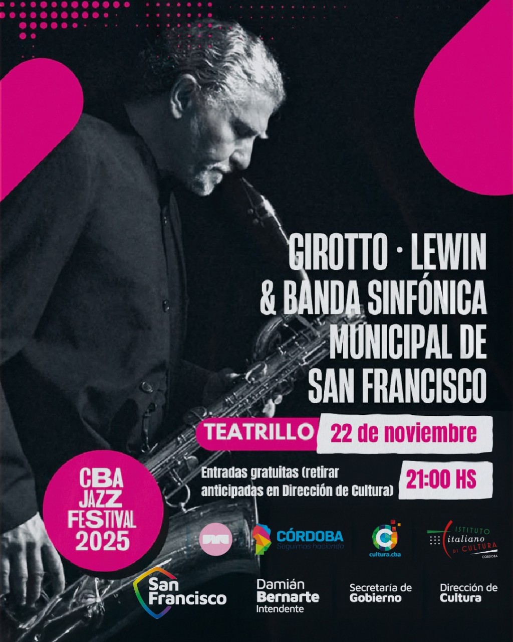 Todo listo para una nueva edición del Córdoba Jazz Festival en la ciudad