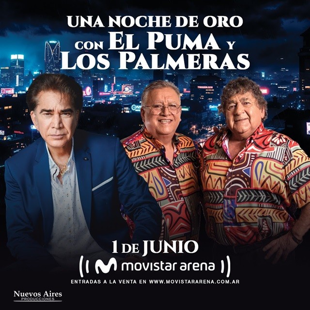 El Puma Rodríguez Y Los Palmeras Anuncian Su Show Juntos En El Movistar Arena