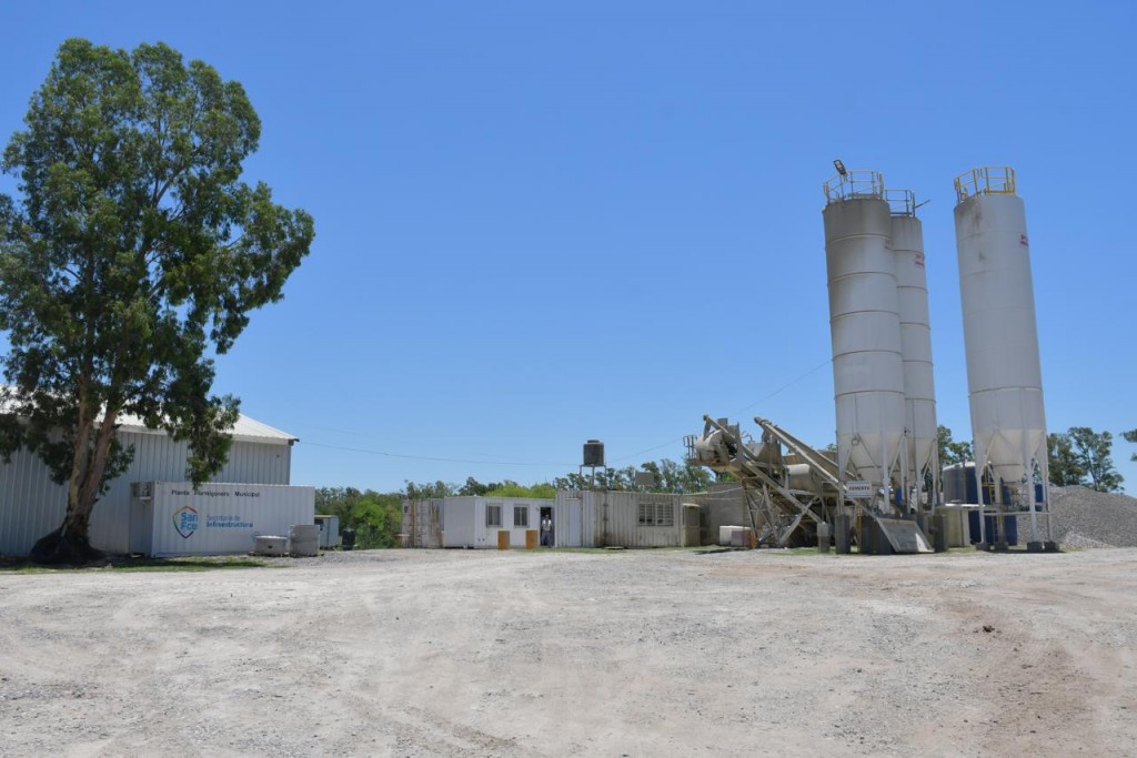 La Planta Hormigonera Municipal sumó nuevas estructuras y maquinarias