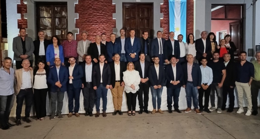 Bernarte participó de la celebración de los 165 años de creación del Departamento San Justo