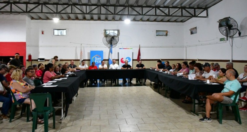 Se puso en marcha el Consejo Barrial de Prevención y Convivencia en barrio Bouchard